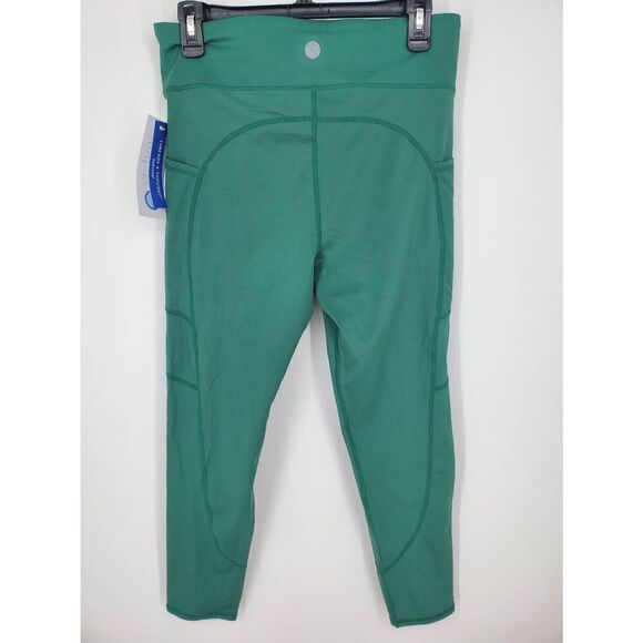 Threads for thought T4T reactive stitch fix green capri leggings size XL - Picture 6 of 7